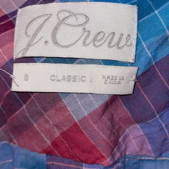 Re-Imagined by J. Crew Classic Popover Half-Button, Long Sleeve Top, Size S - Picture 12 of 15